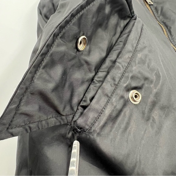 Vintage 70’s Elk‎ Mont MA-1 flight jacket size L black and orange. Ribbed collar - Picture 7 of 15